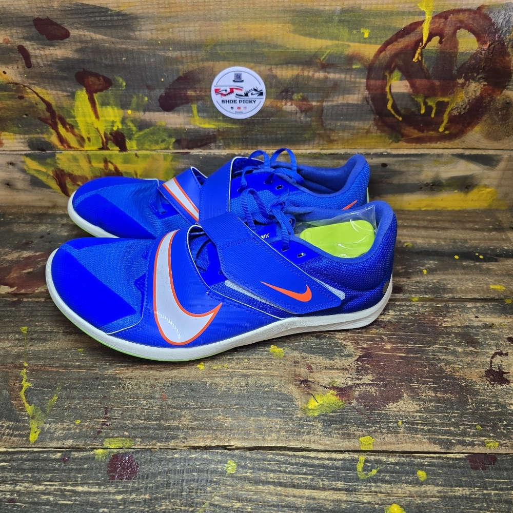 Nike Zoom Rival Jump‎ Men's Size 9.5 Track Shoes Spikes Blue DR2756-400 New - Picture 3 of 8